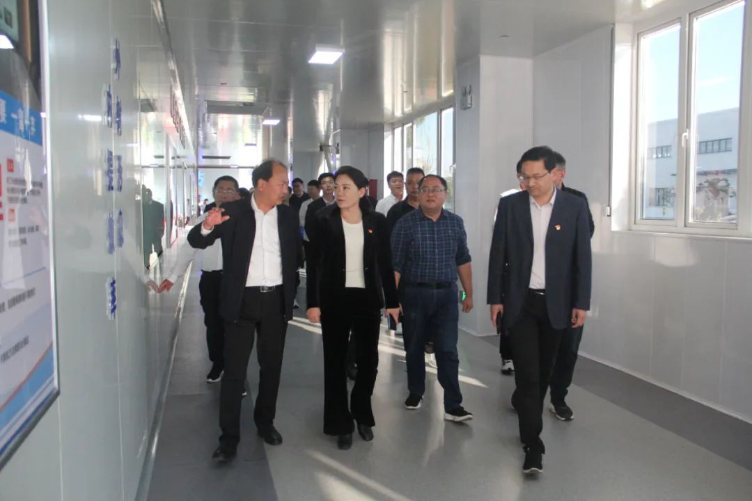 Leaders of Xichuan County Advanced Manufacturing Development Zone visited Huafu Technology for investigation and study